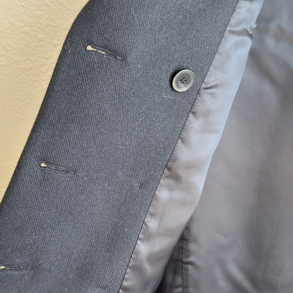 SANDRO Offy Double Breasted Long Coat - Picture 12 of 14